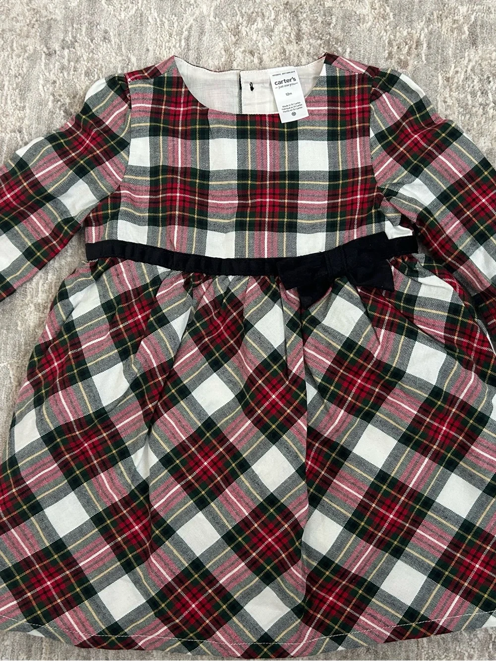 NWT Carter's Holiday Dress - size 12 months
